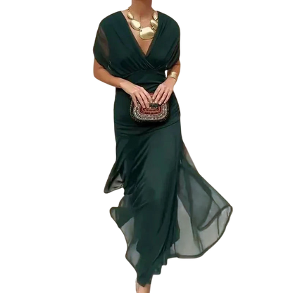 Evelyn – Elegant Dress With V-Neckline