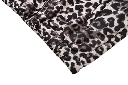 Fiona - Autumn Bomber Jacket with Animal Print
