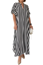 Teyona – Robe longue rayée