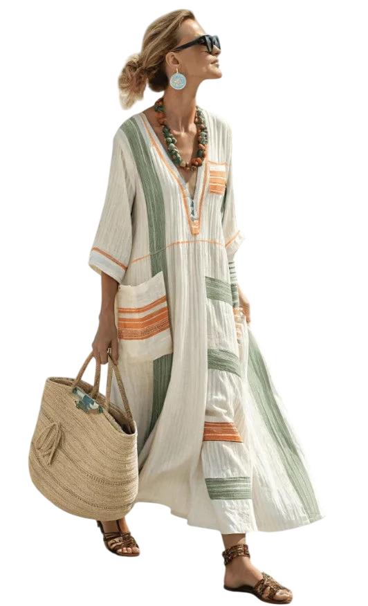 Angelina - Robe longue d'été