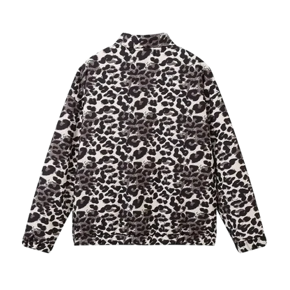Fiona - Autumn Bomber Jacket with Animal Print