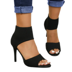 Savannah – Sandales à talons hauts en maille extensible