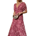 Evelyn – Robe élégante à encolure en V