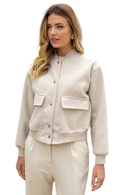 Diana / Elegant Bomber Jacket