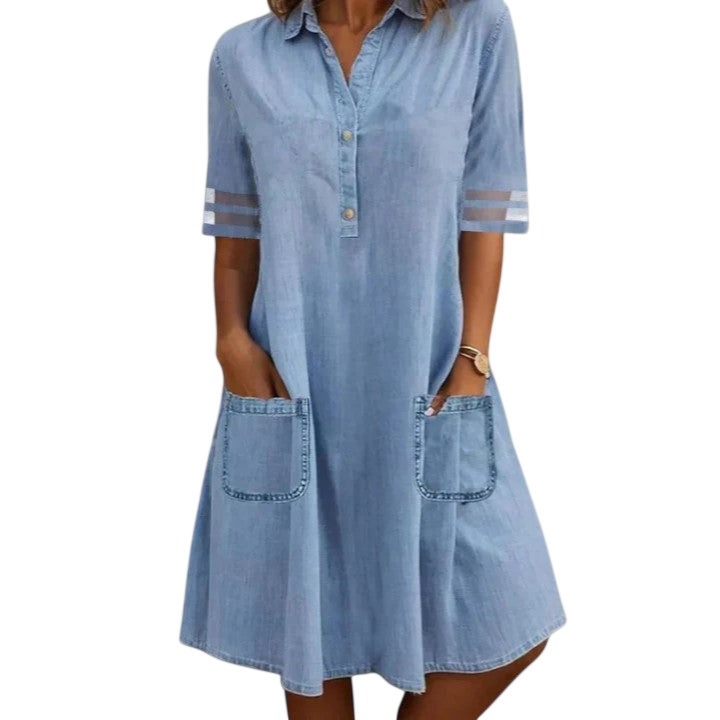 Brittany - Robe en jean flatteuse