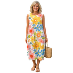 Ella | Robe midi florale pastel