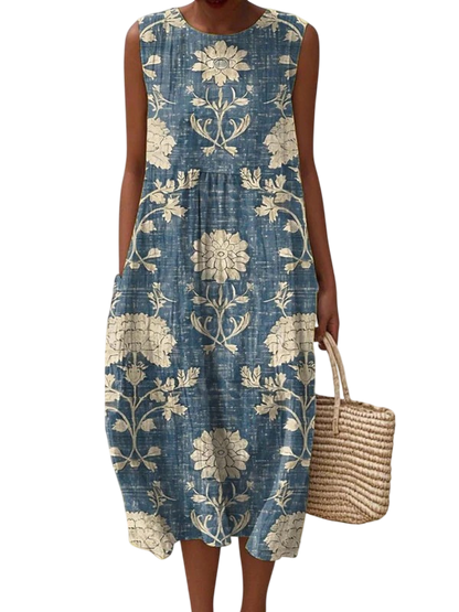 Belle | Boho Midi Dress
