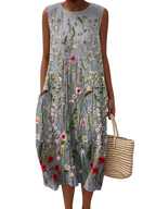 Cara | Robe midi Wildflower