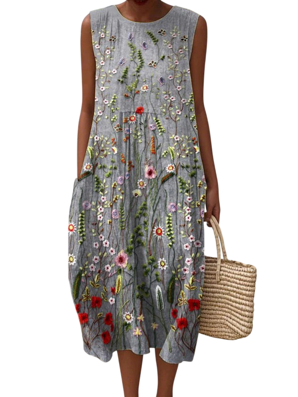 Cara | Robe midi Wildflower