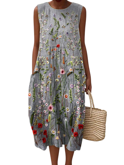 Cara | Wildflower Midi Dress