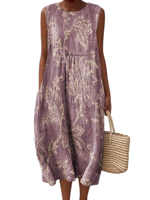 Mia | Robe midi fleurie