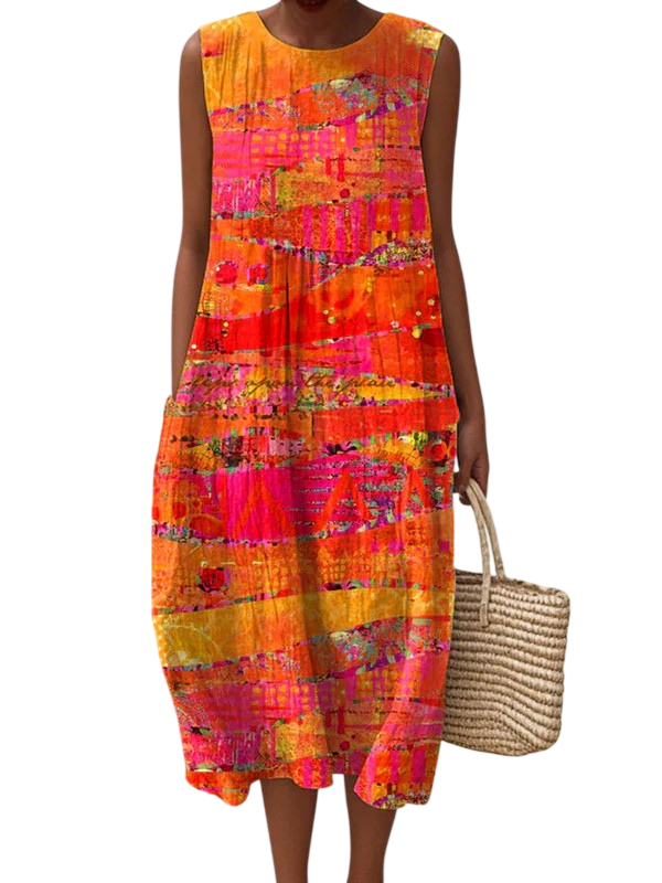 Faye| Robe Midi Sunset