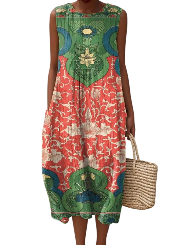 Vera | Robe midi bohème