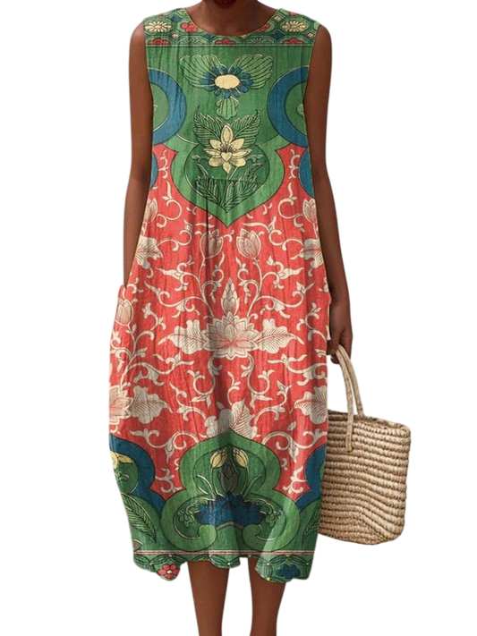 Vera | Bohemian Midi Dress