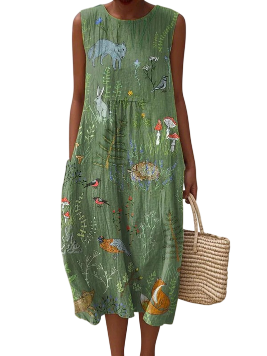 Hope | Woodland Midi Dress