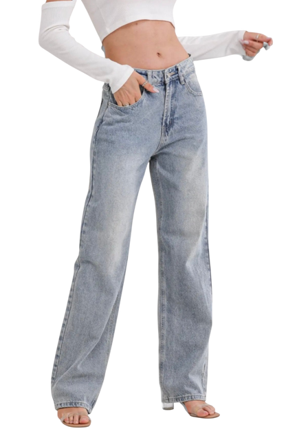 Roxy | Vintage Distressed High-Waist Jeans