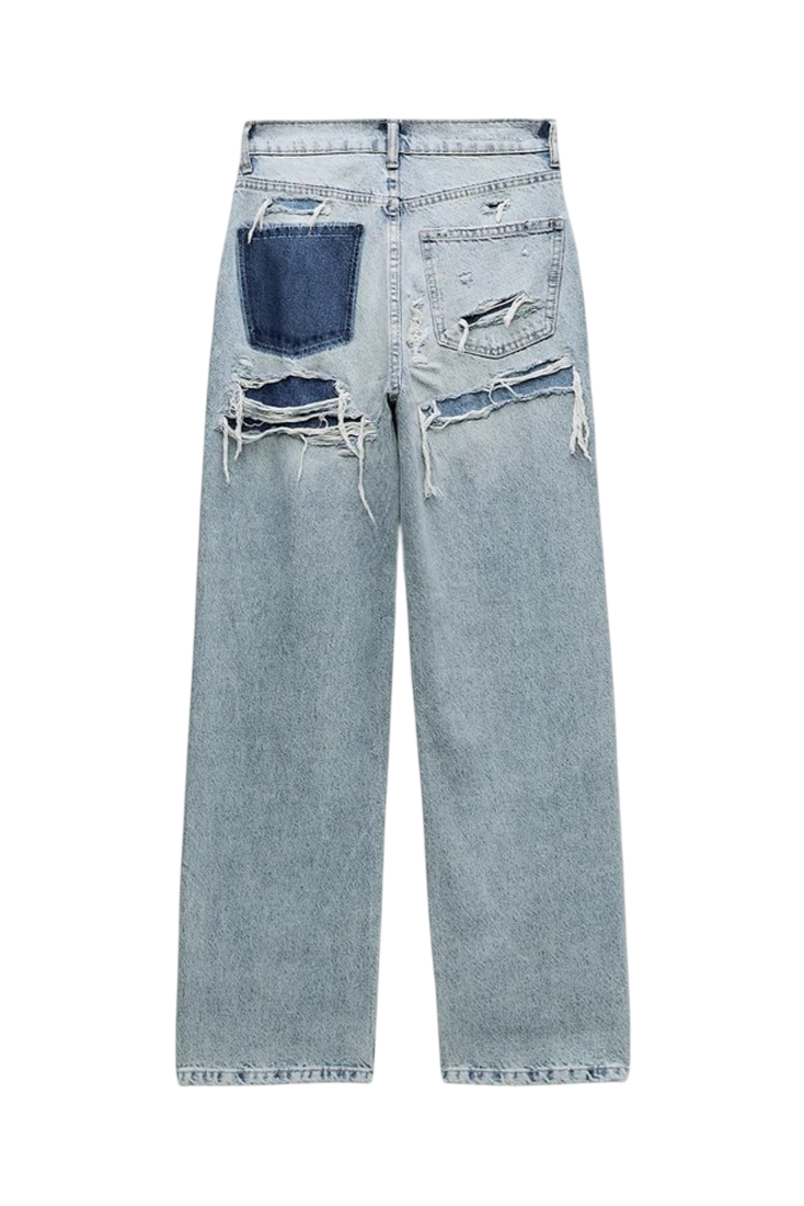 Roxy | Jeans vintage taille haute usés