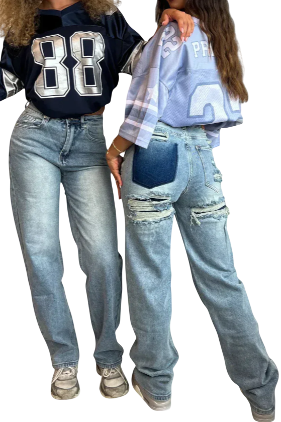 Roxy | Jeans vintage taille haute usés