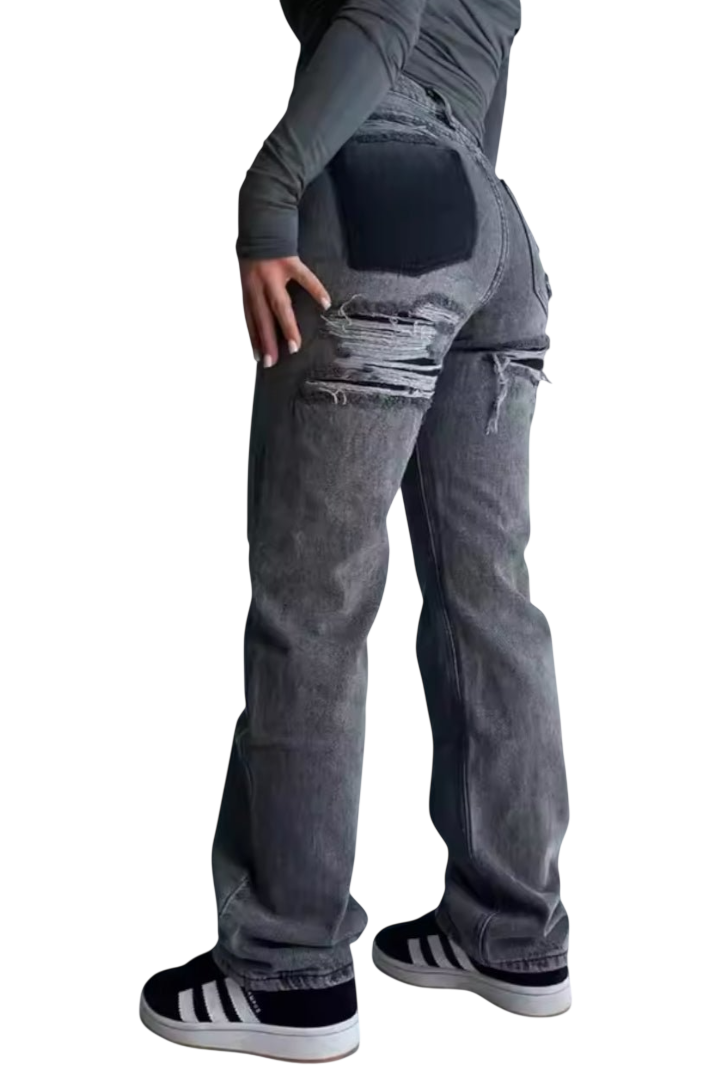 Roxy | Jeans vintage taille haute usés