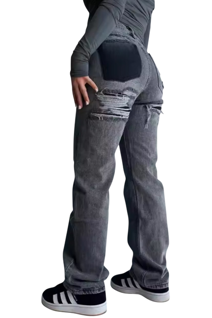Roxy | Vintage Distressed High-Waist Jeans