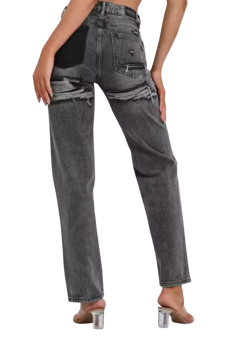Roxy | Jeans vintage taille haute usés