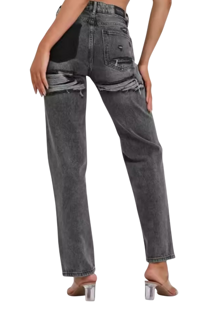 Roxy | Vintage Distressed High-Waist Jeans