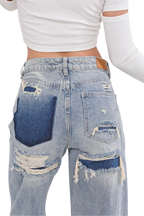 Roxy | Jeans vintage taille haute usés