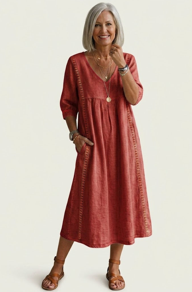 Juliette | Elegant A-Line Maxi Dress