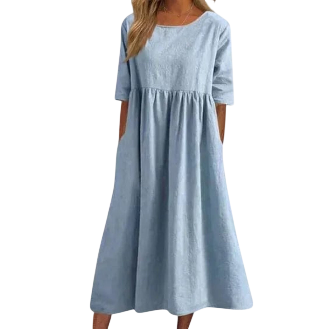 Bethany - Robe élégante à manches courtes