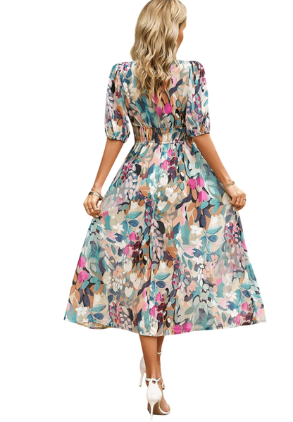Lorenza – Elegant Spring Midi Dress
