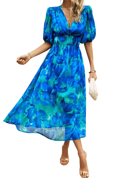 Lorenza – Elegant Spring Midi Dress