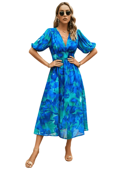 Lorenza – Elegant Spring Midi Dress