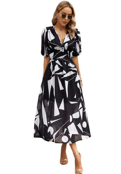 Lorenza – Elegant Spring Midi Dress