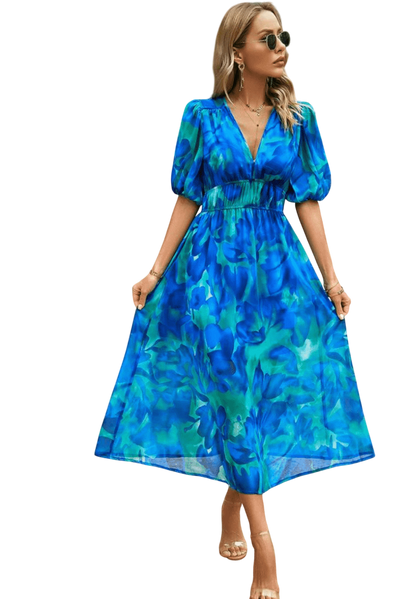 Lorenza – Elegant Spring Midi Dress