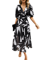 Lorenza – Robe midi printanière élégante