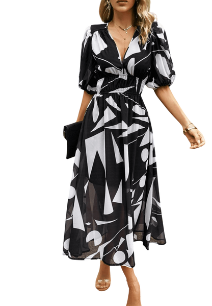 Lorenza – Elegant Spring Midi Dress