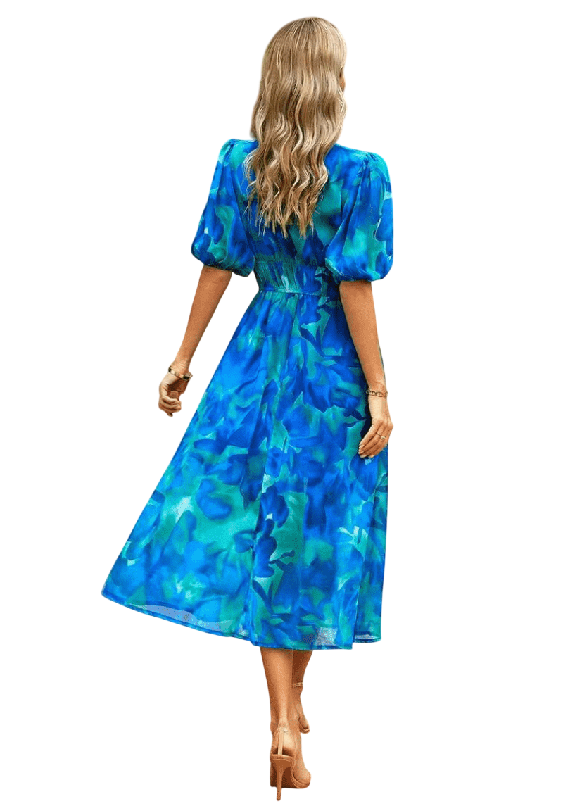 Lorenza – Robe midi printanière élégante