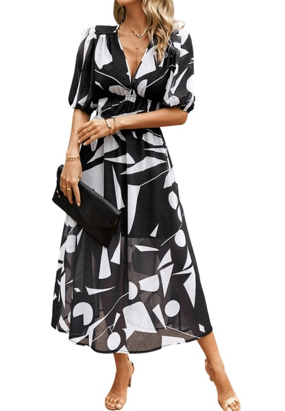 Lorenza – Elegant Spring Midi Dress