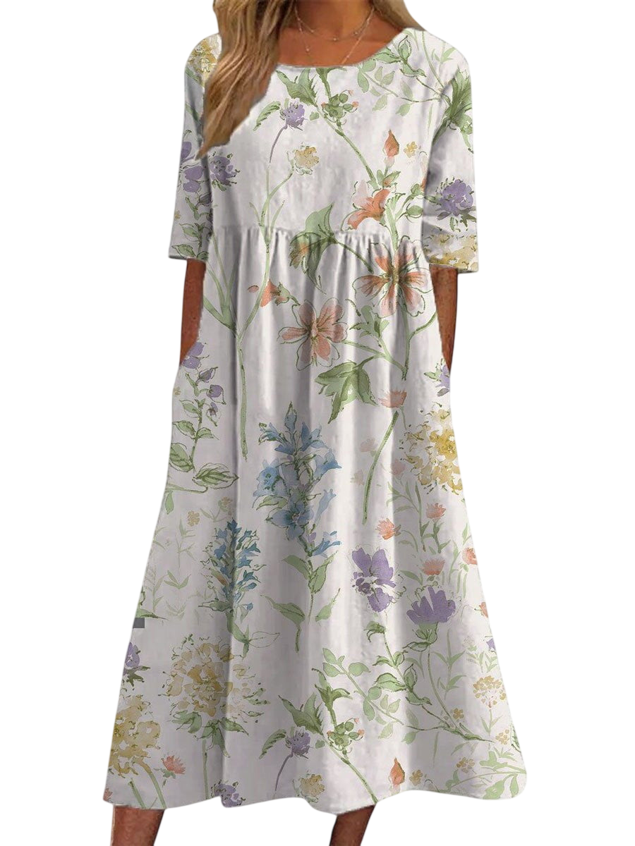 Lynley - Robe midi décontractée