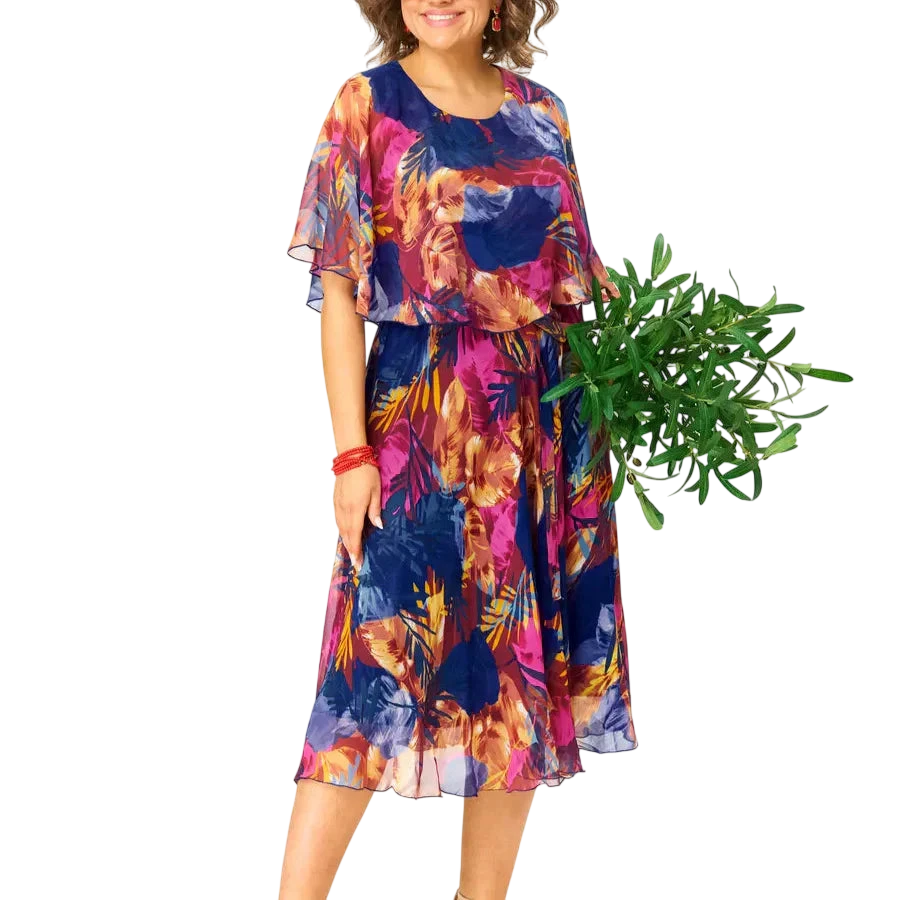 BARBARA | Robe en mousseline grande taille confortable