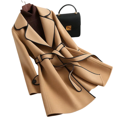 Marla – Elegant Jacket With Contrasting Trims