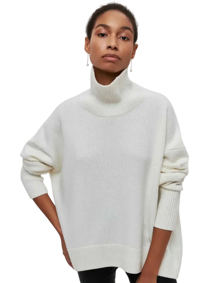 Cittra – Oversized Ribbed Turtleneck Sweater