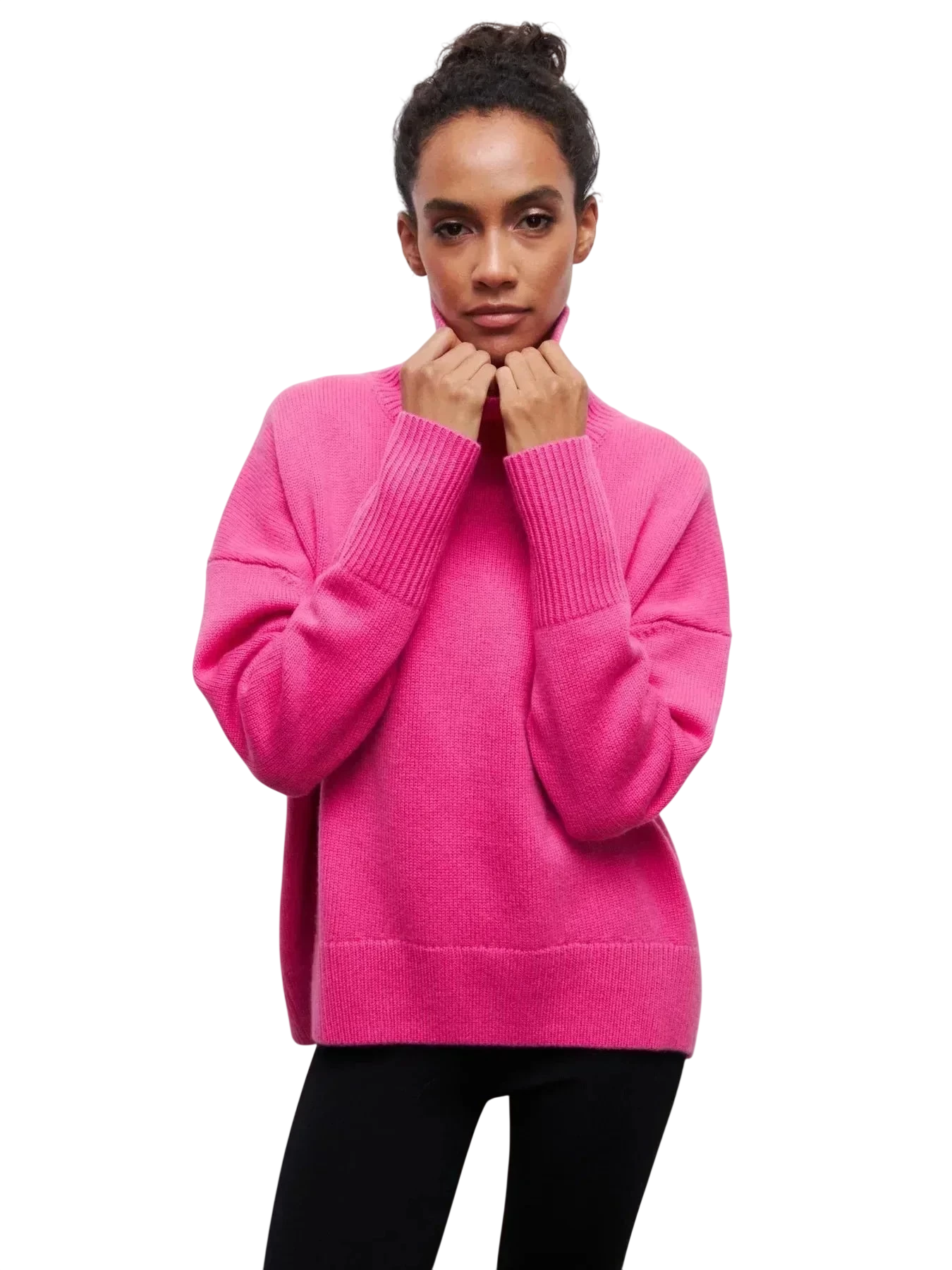 Cittra – Oversized Ribbed Turtleneck Sweater