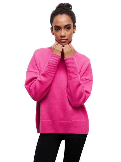 Cittra – Oversized Ribbed Turtleneck Sweater