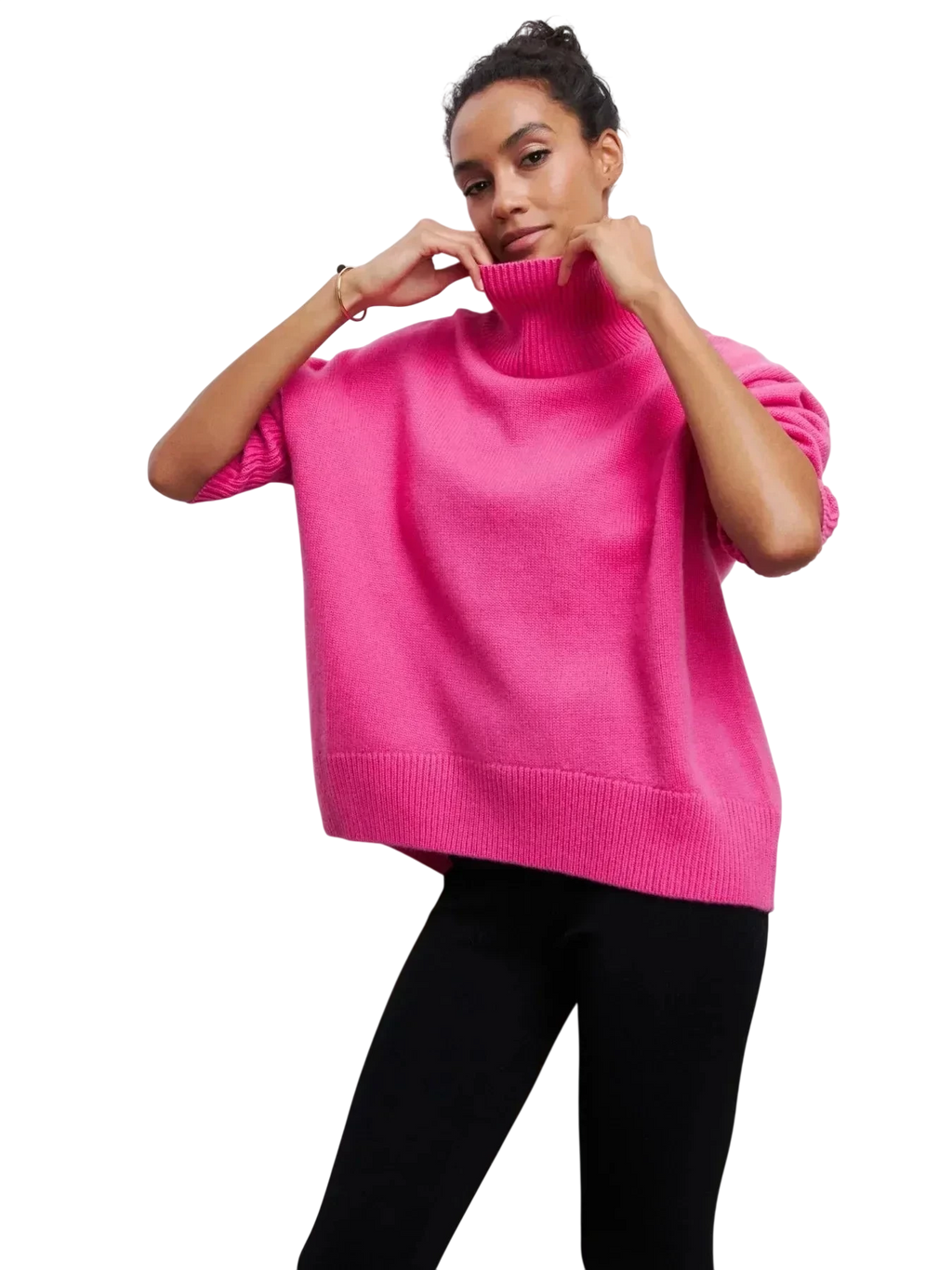Cittra – Oversized Ribbed Turtleneck Sweater