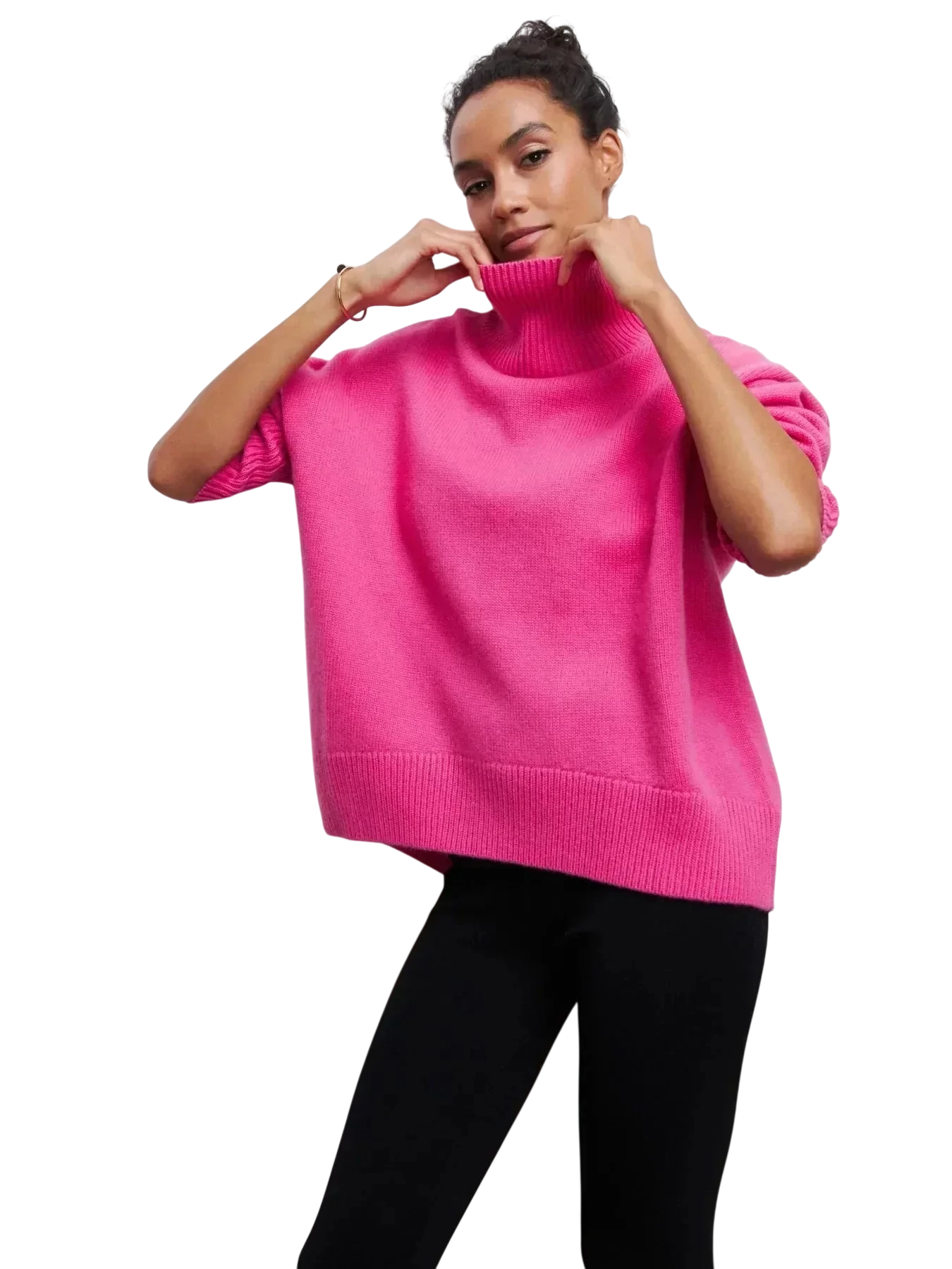 Cittra – Oversized Ribbed Turtleneck Sweater