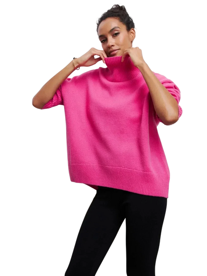 Cittra – Oversized Ribbed Turtleneck Sweater