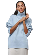 Cittra – Oversized Ribbed Turtleneck Sweater