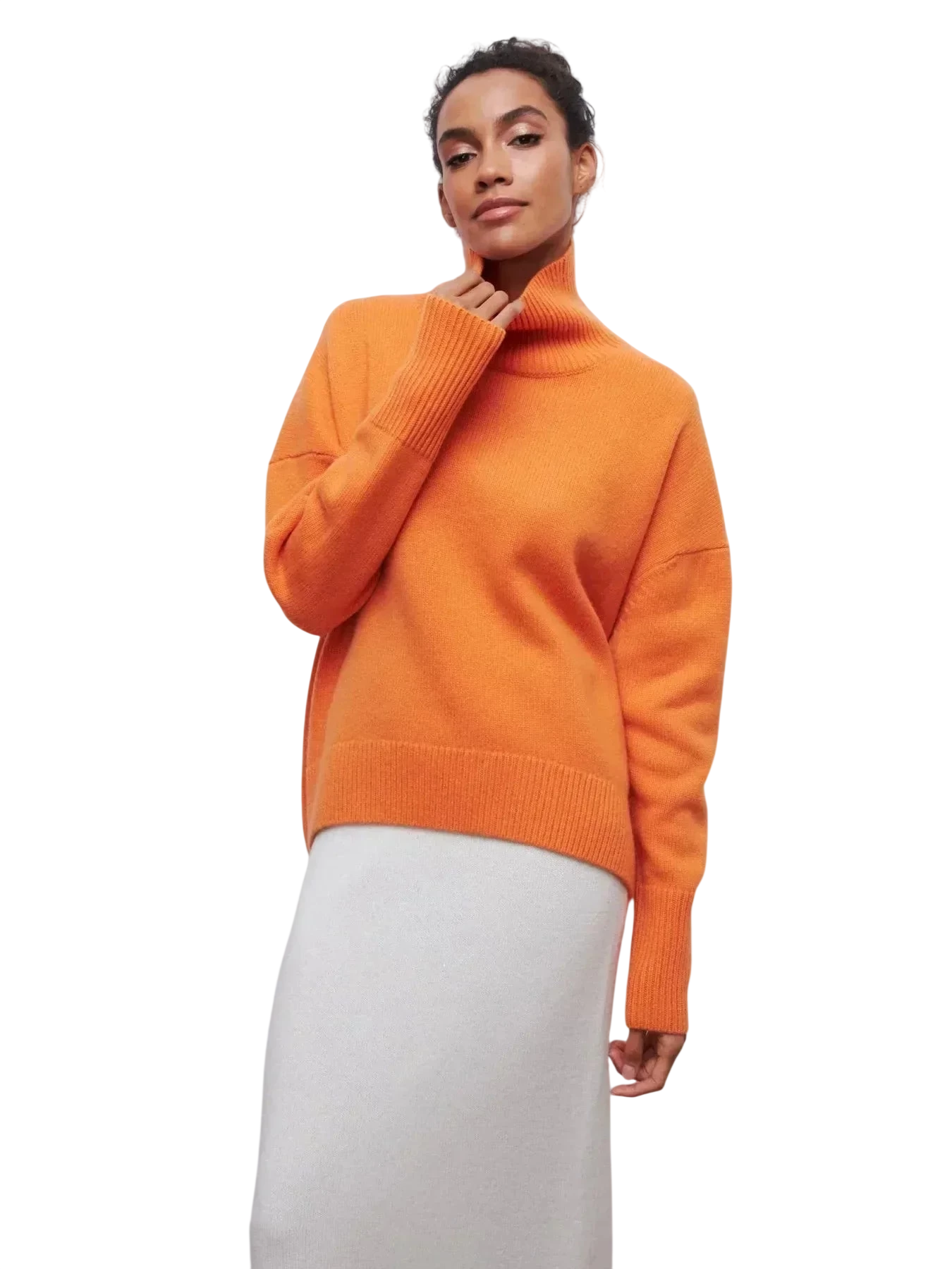 Cittra – Oversized Ribbed Turtleneck Sweater