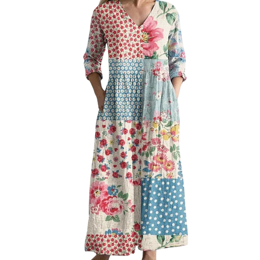 Zara - Graceful Retro Maxi Dress